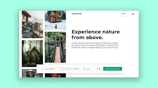 UI UX Design - Amazing Tree House Website Design - UI UX Interaction - Fazil Studio