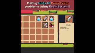 How to FIX UI Click Event not working in Unity #unitytips