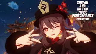 Xinyan and Hu Tao Music Performance & Lantern Rite Fireworks Ending Cutscene | Genshin Impact 3.4