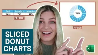 How to Create a Sliced Donut Chart in Excel