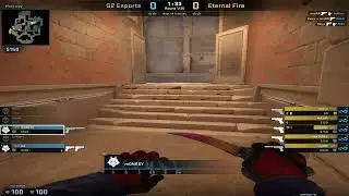 CSGO POV G2 #M0NESY vs. Eternal Fire on Anubis - 33 frags