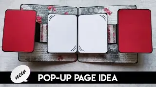 Pop-up page idea | tutorial | diy | how to make pop-up page for scrapbook