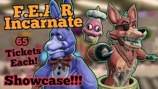 F.E.A.R. Incarnate Showcases!!! | FNAF TPRR | Roblox