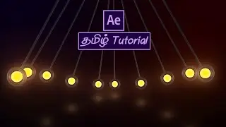 Pendulum Waves Show in Element 3D | After Effects | Tamil Tutorial