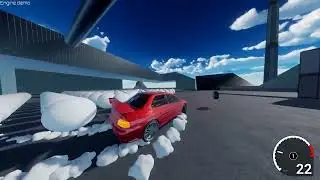 Custom game engine (C++/Vulkan) - vehicle physics & PBR materials test