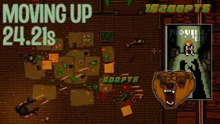 Hotline Miami 2 Moving up 36x Full Combo in 24.21s (Segmented Speedrun)