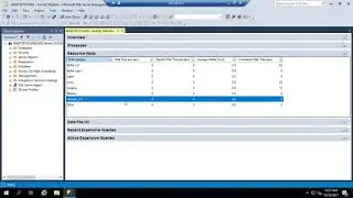 The SQL Server Activity Monitor
