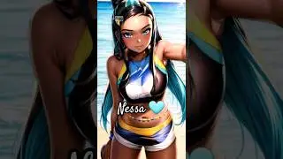 🩵 Nessa 🩵 #nessa #nessapokemon #pokemon #anime #waifu #otaku #shorts #waifuhug