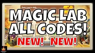 ALL FREE CODES Castle Clash Magic Lab Codes