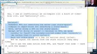 intro memoizing and dynamic-programming: change-making with coins