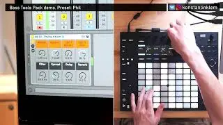 Bass Tools for Ableton Live presets demo. Part 1. Anjunadeep. Armada Deep. Spinnin.