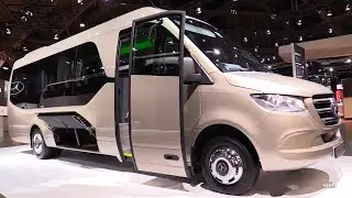 2023 Mercedes Sprinter Travel 75 18-Seat Passenger Van Interior and Exterior Details