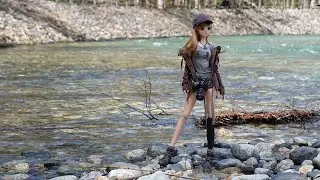Smart Doll photography in rugged terrain