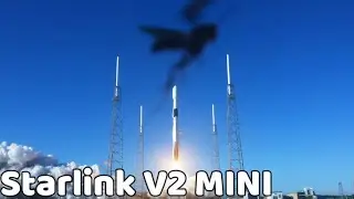 SpaceX Launches 21 Starlink V2 MINI Satellites