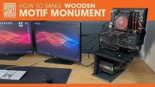 Building the most compact wooden PC case ever the easiest way! - Wooden Motif Monument // Wood DIY