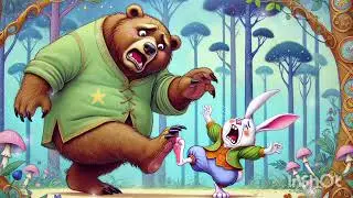🐰 Хитрий зайчик і великий Відьмідь 🐻 – неймовірна пригода!