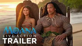 Moana: Live Action (2026) - First Trailer | Dwayne Johnson, Zendaya