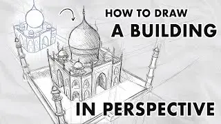 DRAW ANY BUILDING IN PERSPECTIVE - Architectural Sketch