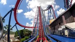 SheiKra - Floorless Dive Roller Coaster | Busch Gardens Tampa - Front Row