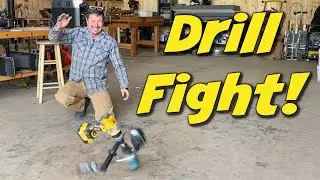 CORDLESS DRILL FIGHT - Makita vs Dewalt (OFFICIAL VIDEO)