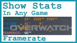 How To Show Stats In Game & Check System Performance In Game & How To Monitor Frame Rate - FPS Graph
