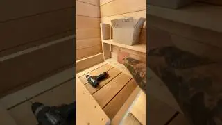 Как сделать обычную лавочку в парную. #каксделать #своимируками