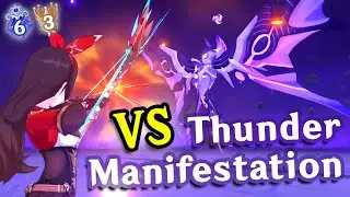 Amber Solo! Thunder Manifestation - No Buffs, No Damage Taken