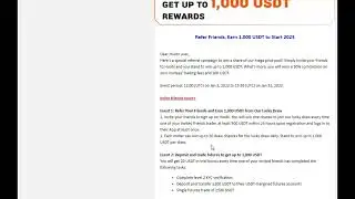 Новая акция на 1000 USDT от биржи HUOBI. Очередные 2 способа заработать в интернете.