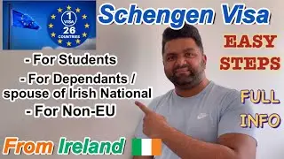 HOW TO APPLY SCHENGEN VISA FROM IRELAND | EASY STEPS | FULL INFO | @IndianPaddy #schengenvisa
