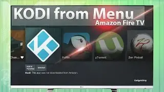 Access KODI Shortcut Icon from Fire TV stick Apps Menu (No Setup)