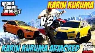 GTA 5 PS4 - Karin Kuruma Vs Karin Kuruma Armored | 