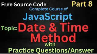 Current Date & Time in JavaScript || how to create standard date & time in JavaScript | 
