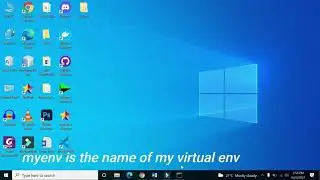 how to activate virtual environment in windows 10