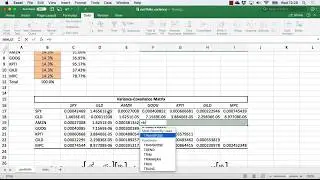 How to Easily Calculate Portfolio Variance for Multiple Securities in Excel