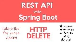 REST API with Spring Boot - @DeleteMapping. Handle HTTP DELETE Request and Return a Response