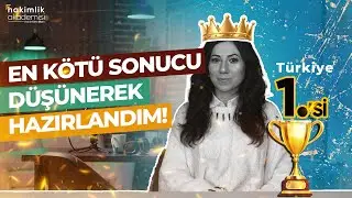 TÜRKİYE BİRİNCİMİZ İLE SORU CEVAP YAPTIK! - Hakimlik Sınavı Türkiye 1.si!