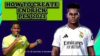 How to Build / Create ENDRICK on PES 2021 or PES 2020