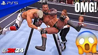 WWE 2K24 - Legendary Six-Man Ladder Match at WrestleMania | PS5™ [4K60]