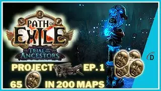 65 DIVINES PROFIT IN ALCH AND GO MAPS - Project Mageblood Ep.1 - Path of Exile 3.22 Ancestors