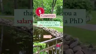 best European countries to study abroad for PHD in 2024 | European countries pay for doing PHD
