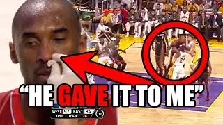 This NBA Star BROKE Kobe Bryant's Nose And INSTANTLY Regretted It
