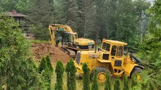 Соседи начали рыть котлован под новый дом #стройка