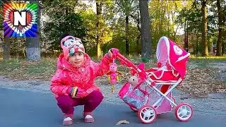 Дочки матери Настя КАК МАМА Парк развлечений Детская Коляска 