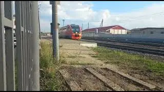 „150 лет моторвагонному депо Отрожка!РА2 090 с пригородным поездом 6633 Тамбов 1 Мичуринск Уральский