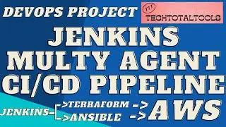 Jenkins+Git+Terraform+Ansible+AWS Multy Agents(Nodes) CICD Pipeline script | TechTotalTools