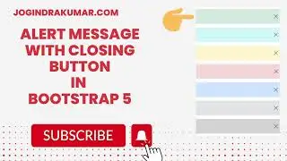 How to make alert message with close button in bootstrap 