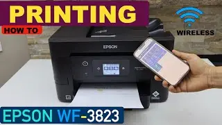 Epson WorkForce Pro WF-3823 Wireless Printing, 2-Sided Long Edge Auto Printing.