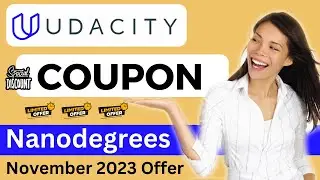 Udacity Offer ALERT 🎁 | All Nanodegrees with Certificates 🎉 | Udacity Discount November 2023