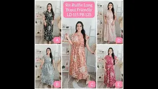 DASTER RIT RUFFLE LONG SERUT DASTER VIRAL DASTER JUMBO SERUT