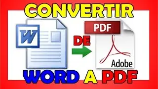 COMO CONVERTIR WORD A PDF - Sin programas 2021 👌